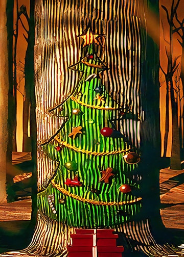 ［送料込］ナイトメア・ビフォア・クリスマス クリスマスツリー ナイトメアー・ビフォア・クリスマス ツリー - ナイトメアー・ビフォア