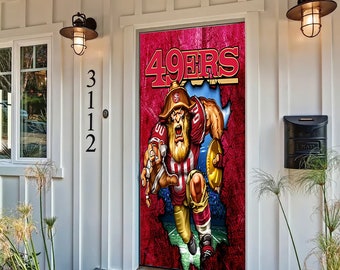 Deurhoes 49ers – wasbare stof 49ers-buitendecoratie