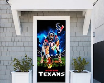 Houston Texans Door Cover – Athletic Fabric Door Art