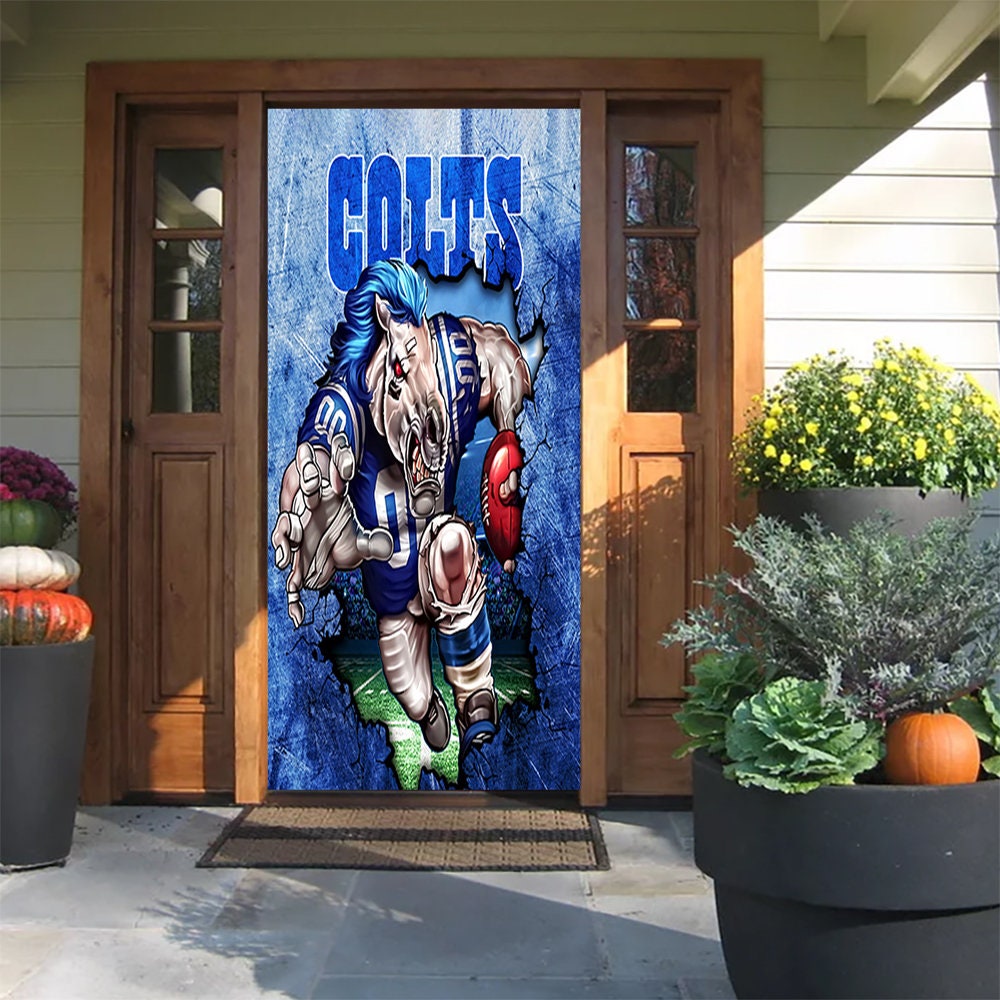 Indianapolis Colts Door Cover Indianapolis Colts Decor 