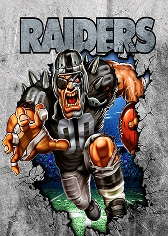 Las Vegas Raiders Door Cover – Football Team Art, Raiders Merch - Etsy