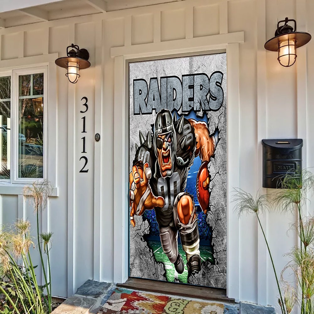 Las Vegas Raiders Door Cover – Football Team Art, Raiders Merch - Etsy