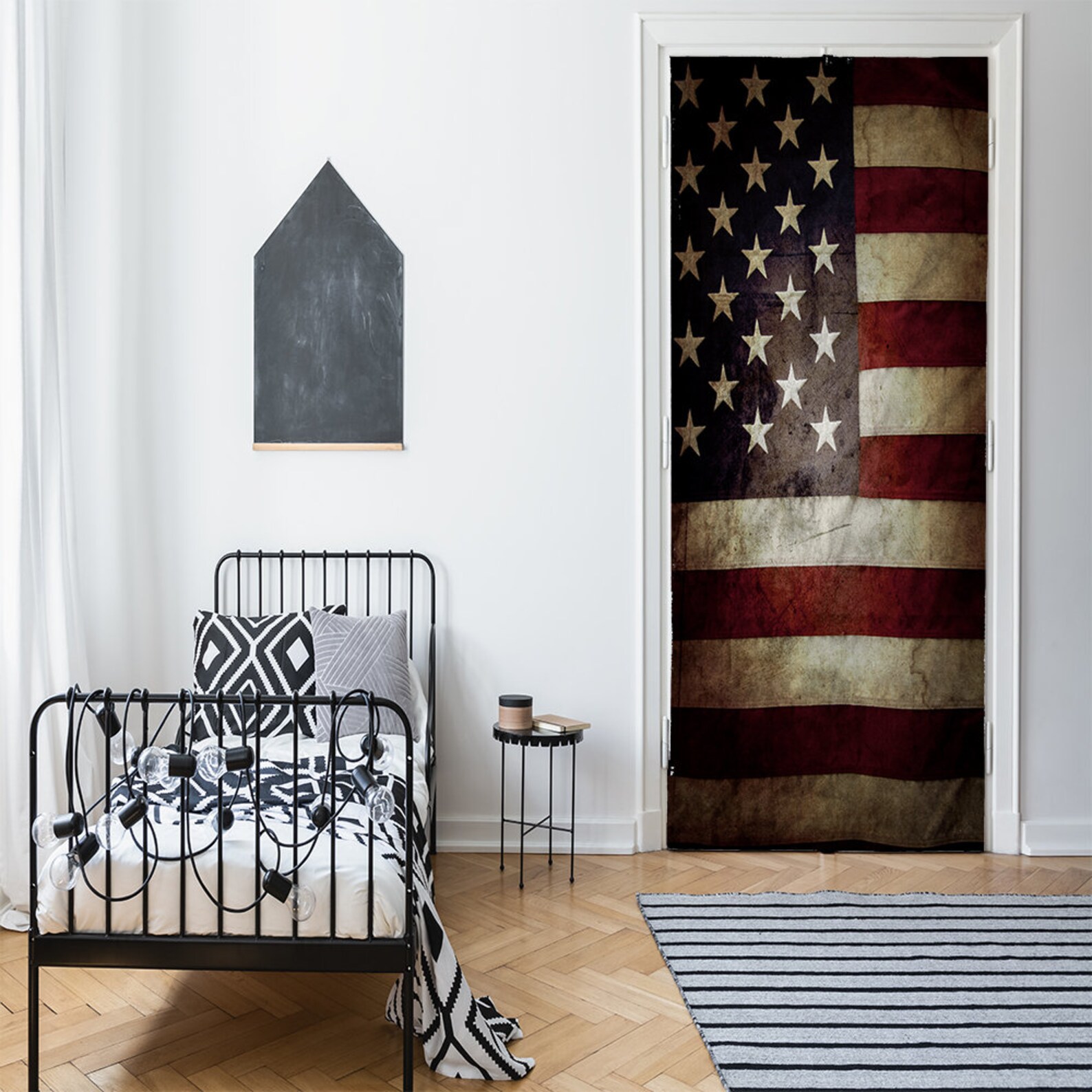 Sepia American Flag Door Decoration Door Decor Door Covers Etsy