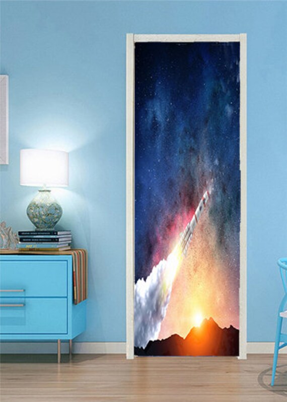 Rocket Space Ship Space Kids Decor Outer Space Decor Rocket Ship Decor Space Bedroom Decor Space Theme Room Space Decor Galaxy Decor