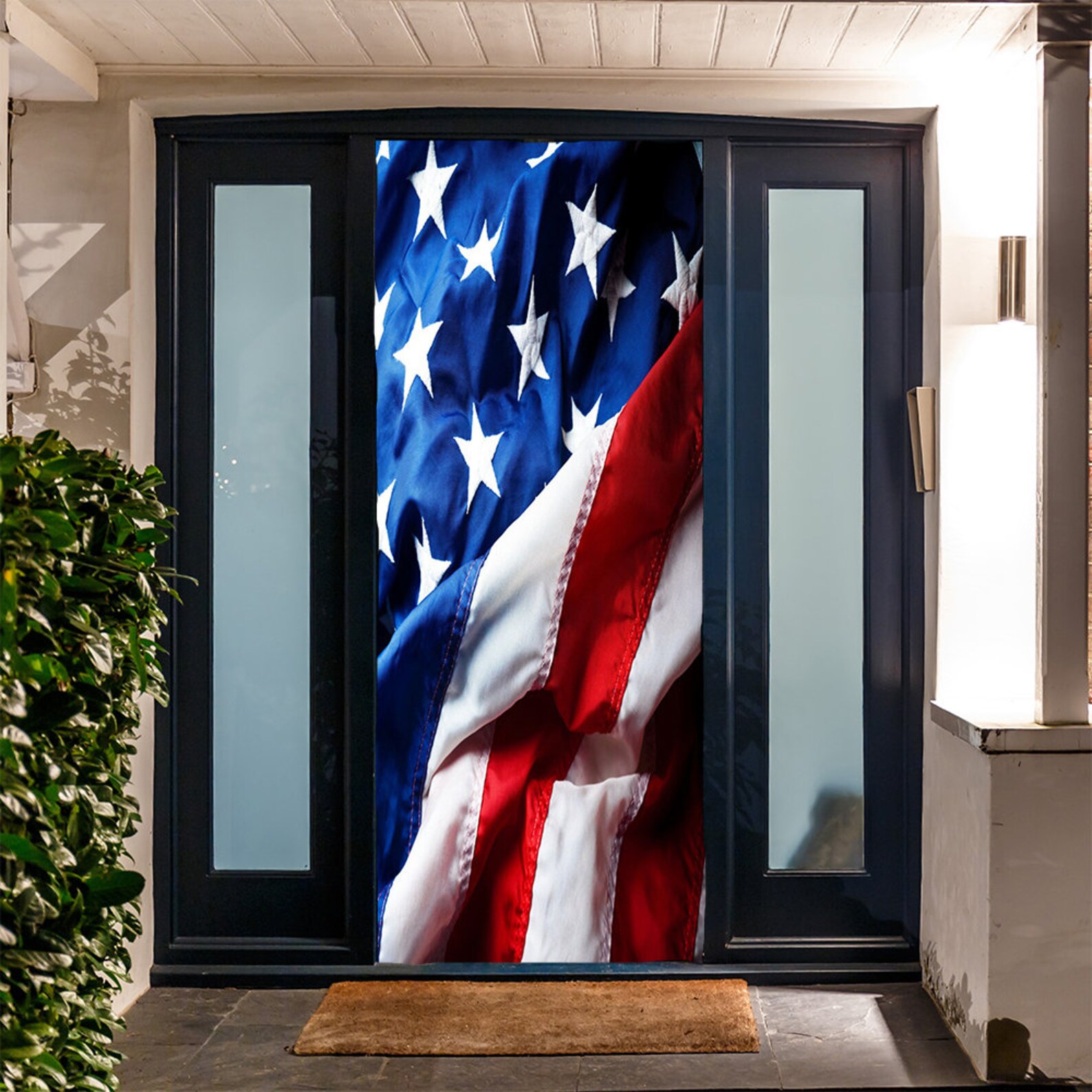 American Flag Decor American Flag Door Decoration Door Etsy