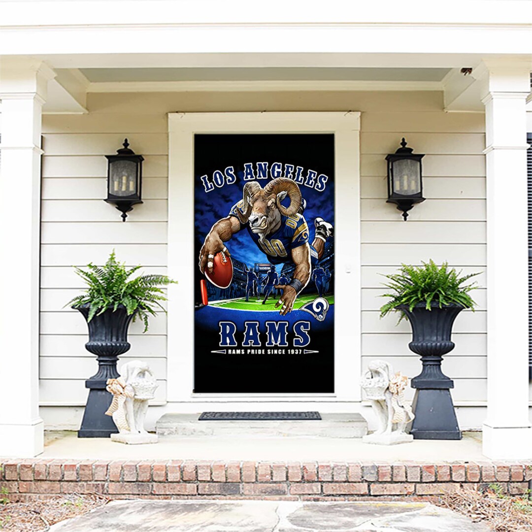 Rams Door Decorations Los Angeles Rams Decor Los Angeles Rams Door Art
