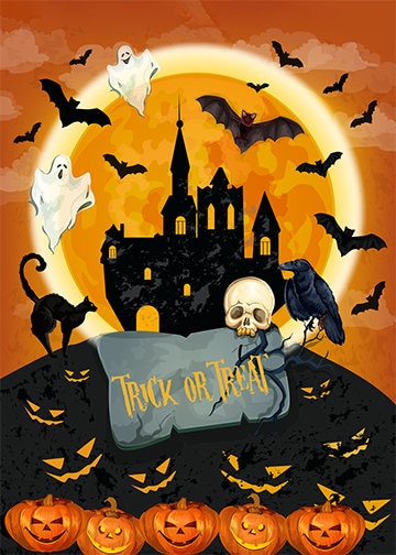 Halloween Blechschild-Deko (2 Stück) – Für Garten, Tür, Party, Gruselig, Wetterfest