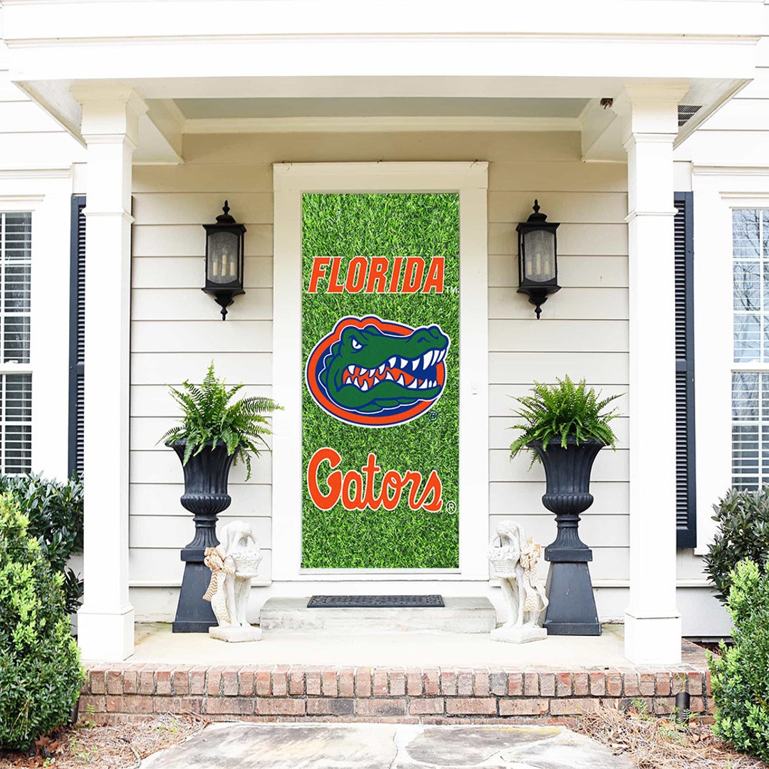 UF Gators Door Cover Florida Gators Florida Gators Home Decor FL Gators Gators Flag Florida