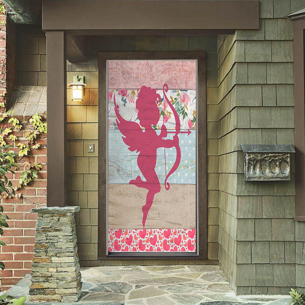 Red Brick Wall DOOR MURAL Sticker, Self Adhesive Door Wrap, Peel & Stick  Removable Door Covering Wallpaper 