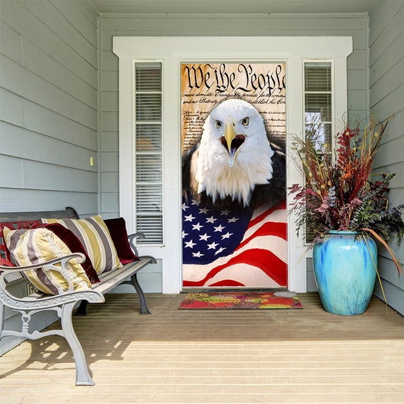 Door Covers Patriotic Door Hanger 4th Of July Decorations