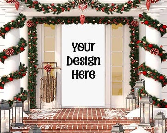 Personalized Door Cover - Custom Decor - Personalized Decorations - Custom Holiday Door Covers - Personalized Gift - Custom Banner