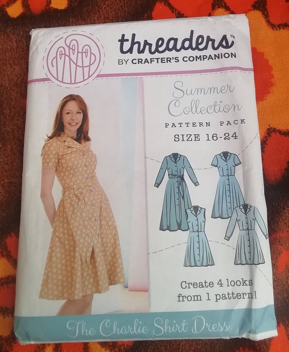 Summer Dress Sewing Pattern. Modern Pattern for a Tea Dress. Etsy