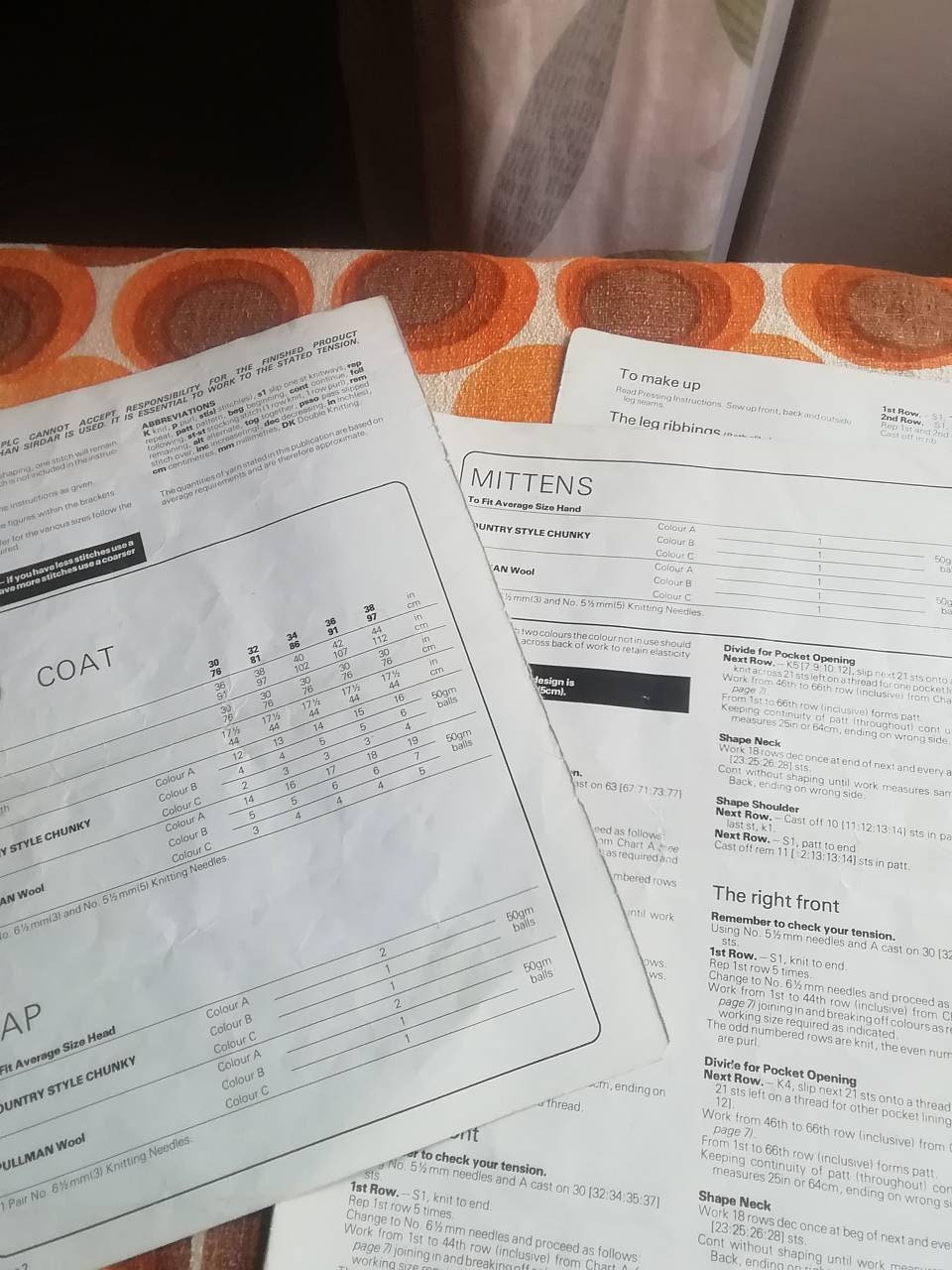 Booklet Knitting Pattern for Chunky Ladies Jacket Hat - Etsy