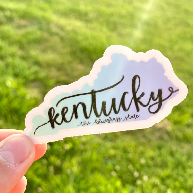 Kentucky Bluegrass State Decal | Etsy