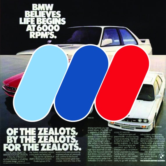 BMW (Bayerische Motoren Werke) Vinyl Decal (choose your color