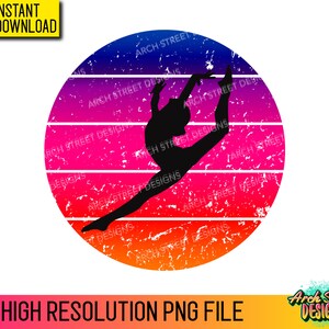 Gymnastics Clipart, PNG Designs, Digital Download, Gymnastics Gift,