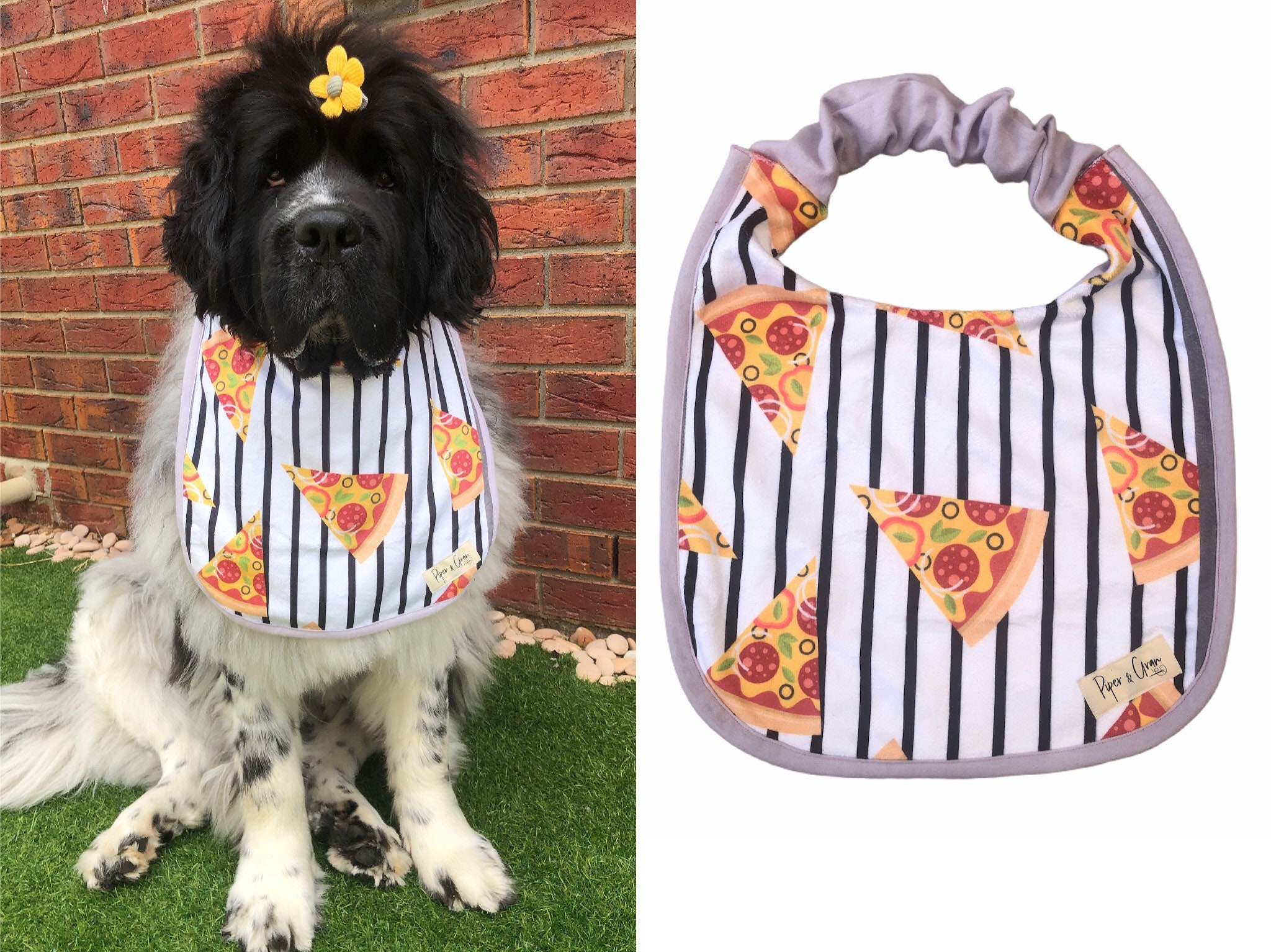 Giant big Dog drool Bib Reversible Newfoundland newfie Newfy Etsy