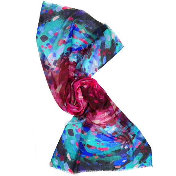 Anjlina Scarf✨❤️‍🔥 Very unique and special peice🌟🥰 Ask  Very unique scarf display picture 1