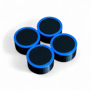 Anneau de finition pour pédale de pédale de guitare - Taille du commutateur 10 MM | Lot de 4 | Imprimé en 3D | Industries de la terre froide