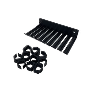 Paquete Eurorack: soporte para cables de conexión Eurorack + 10 clips para cables Eurorack (elige tus colores)