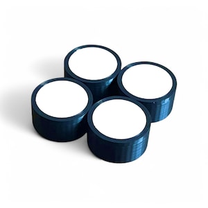 Guitar Pedal Footswitch Topper - Coloured Centre -  (4 Pack)