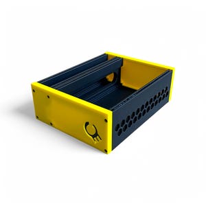 42 pk (3U + 1U Intellijel-indeling) Eurorack-hoes | 3D-geprinte modulaire synth Skiff | Cold Earth Industries
