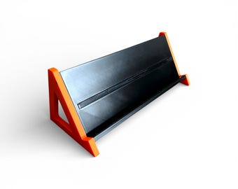 Guitar Pedal Desktop Stand 400mm 60 Degree Open Sides | 3D Printed