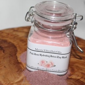 Rose Powder Face Mask (Hydrating, Firming Facial Clay)
