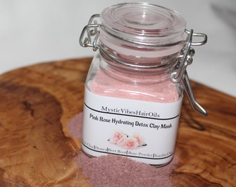 Rose Powder Face Mask (Hydrating, Firming Facial Clay)