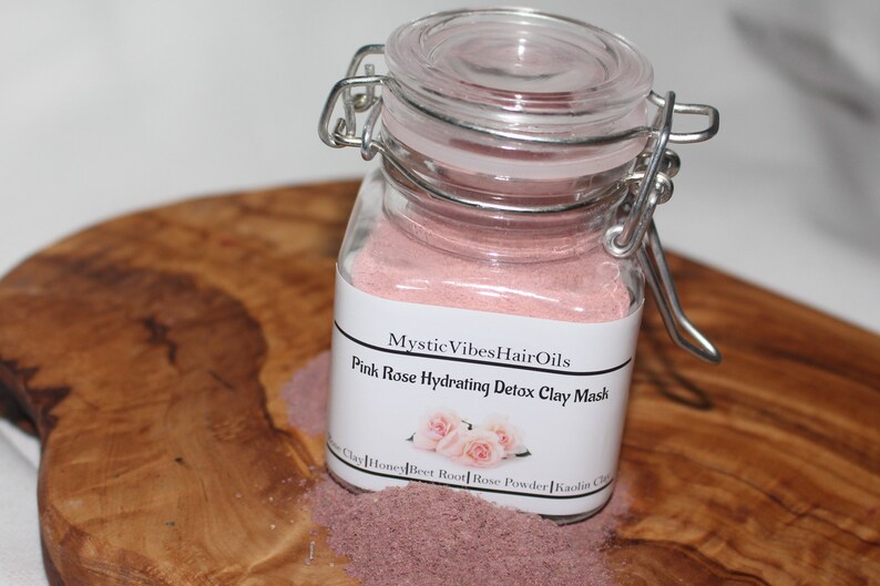 Rose Powder Face Mask hydrating, Firming Facial Clay Etsy