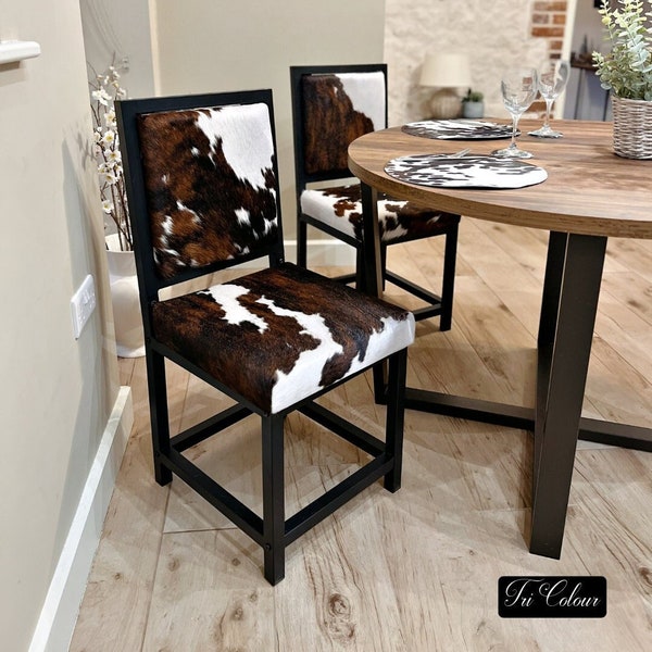 Cowhide Chair Etsy
