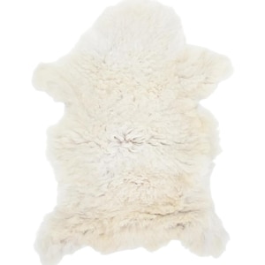 Genuine Sheepskin Fur Rug | Natural sheep skin throw / 60 x 100cm