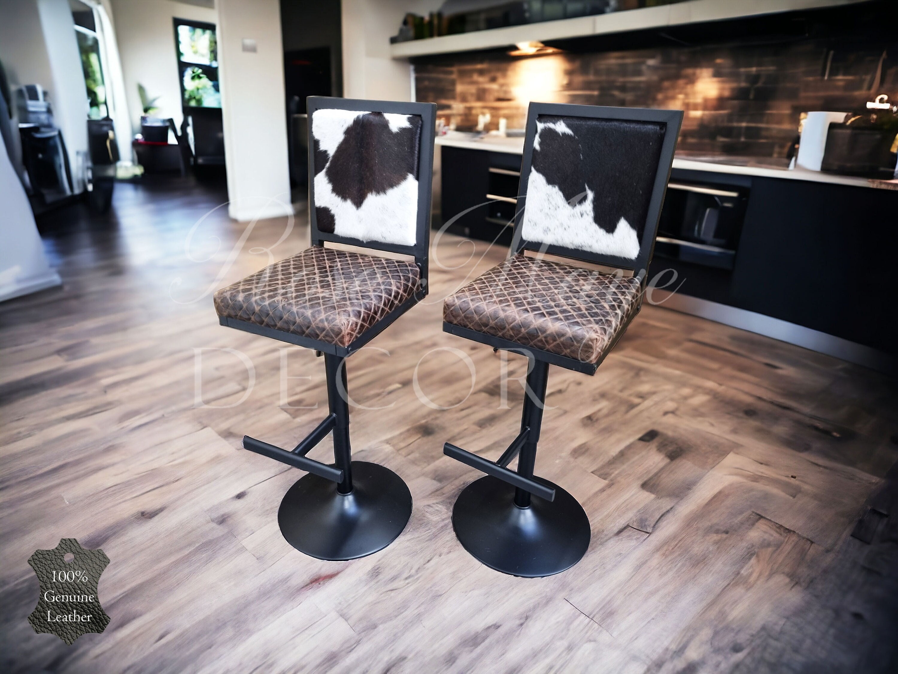 Guttenberg adjustable height sale swivel bar stool