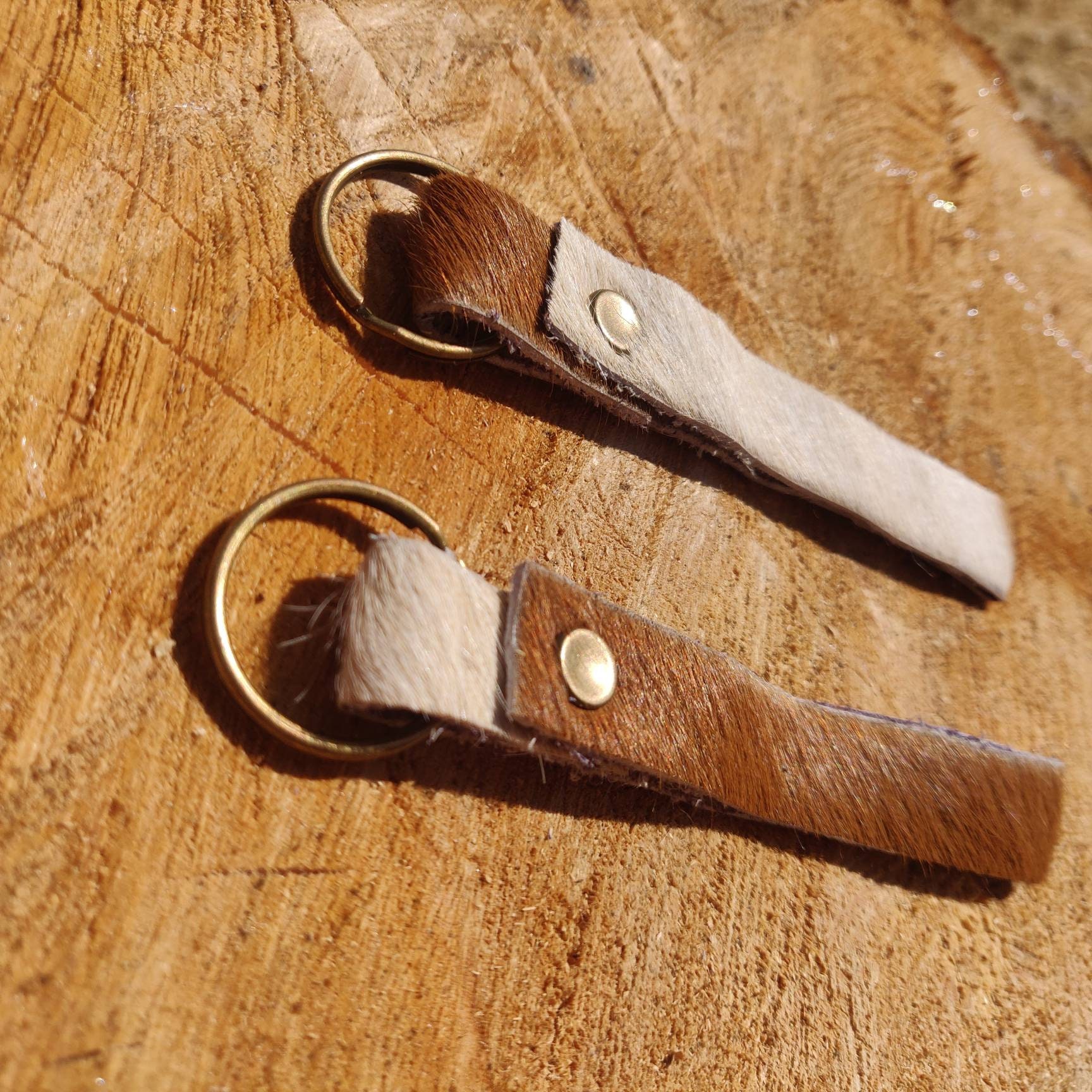 Genuine Cowhide Keychains Keyrings Lanyards Bag Charms. Etsy UK