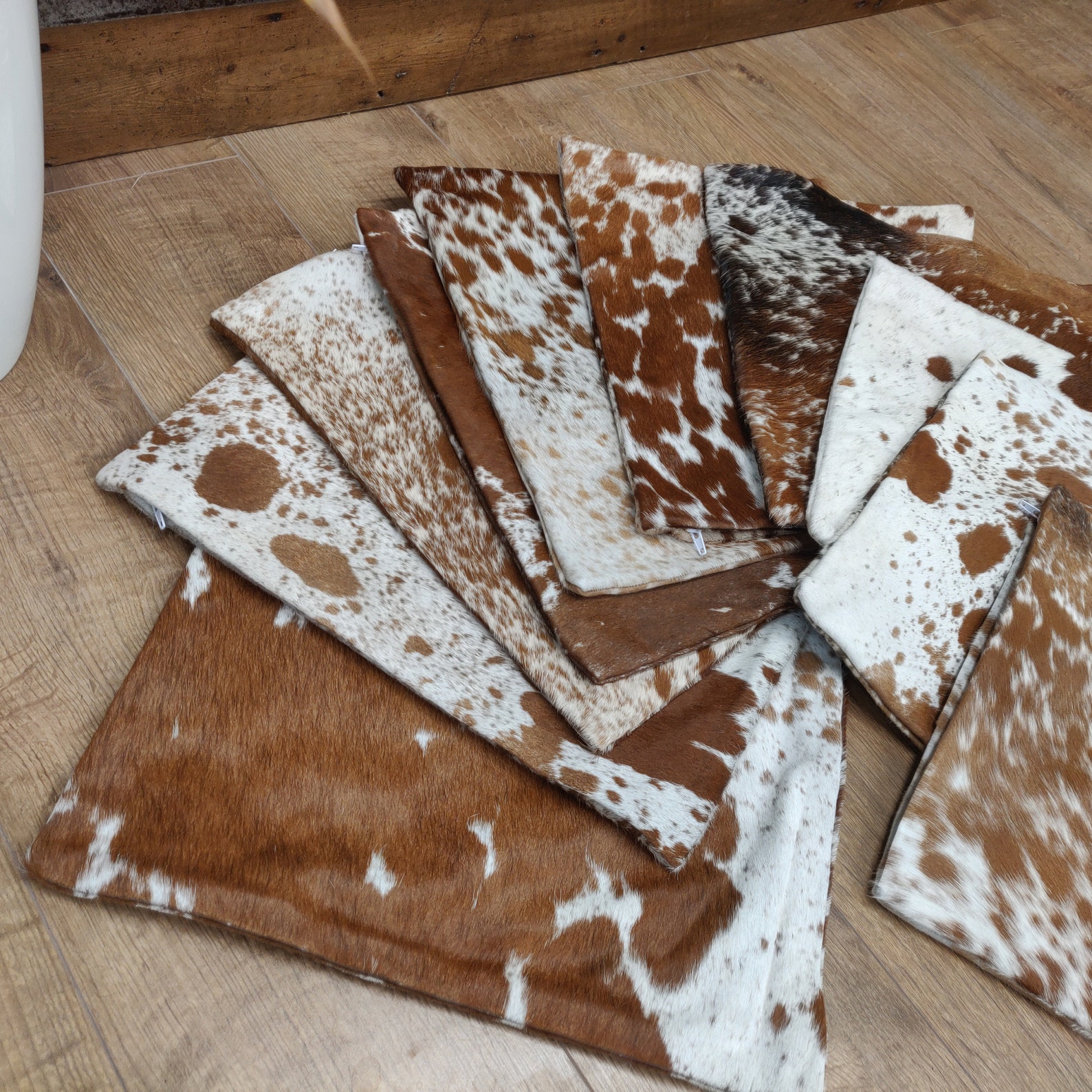 BESPOKE - Made to Order - Genuine Quality Cowhide Cushion Covers