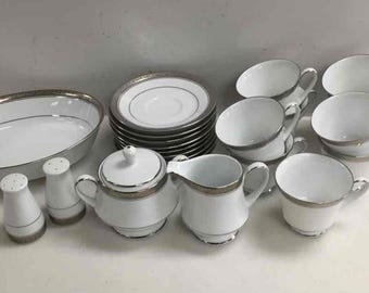 Various Selections, Crestwood Platinum 4166 by Noritake, Excellent Condition!  Free Shipping USA