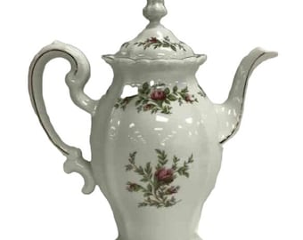 Moss Rose by Johann Haviland, Coffee Pot, 6 cups