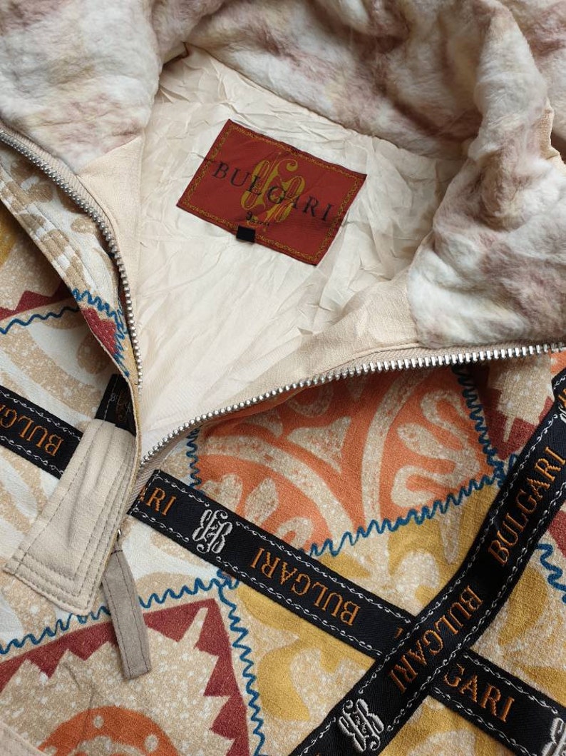 Vintage Bvlgari fleece jacket. Fendi gucci louis vuitton | Etsy