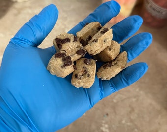 Gevriesdroogde koekjesdeegsnack Veilig om knapperig snoep te eten