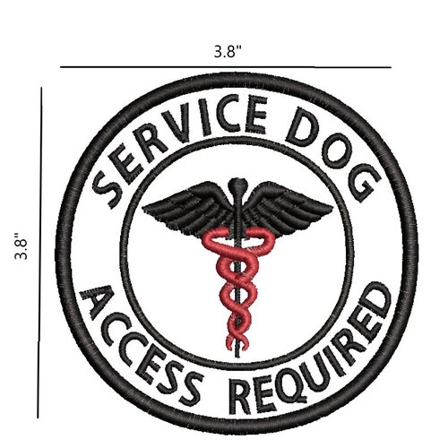 Service Dog FUNNY Patches Etsy