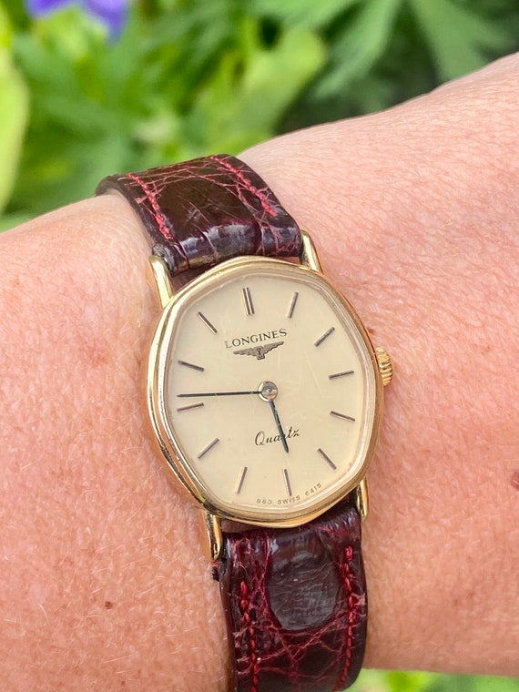 LONGINES LADIES QUARTZ Cocktail Watch Circa 1990. Longines | Etsy Hong Kong