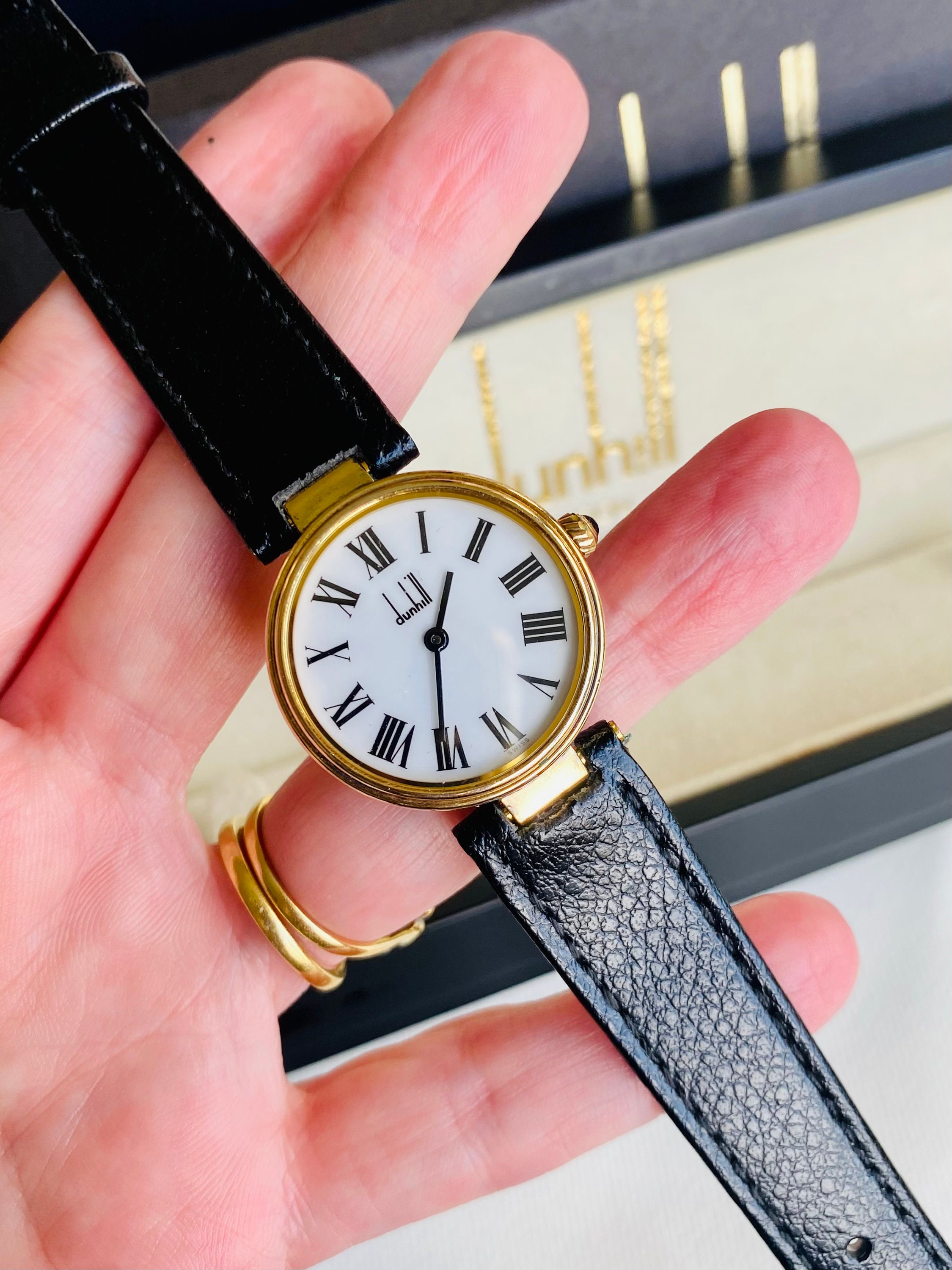 Vintage Dunhill Watch in Box. - Etsy