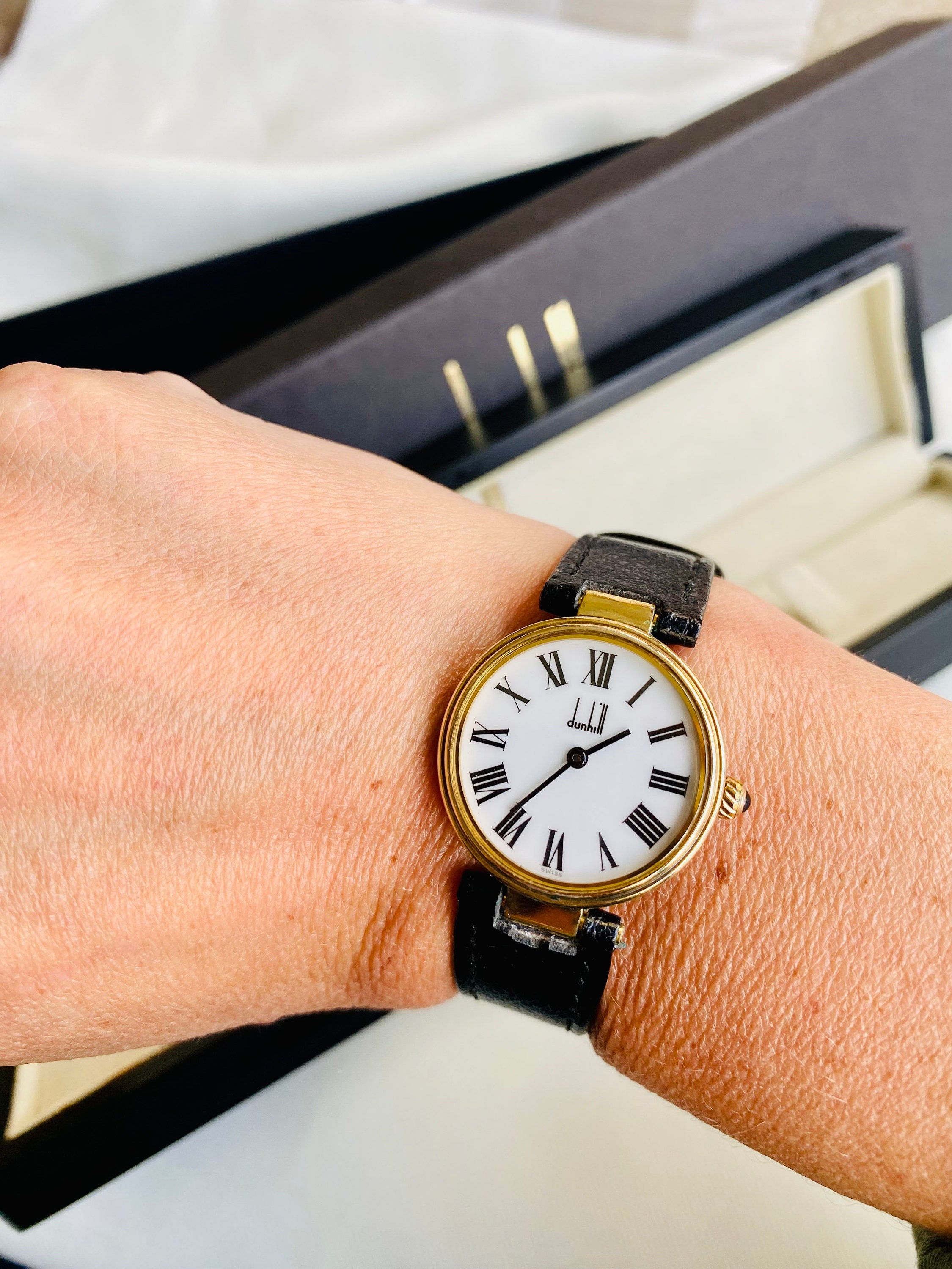 Vintage Dunhill Watch in Box. - Etsy
