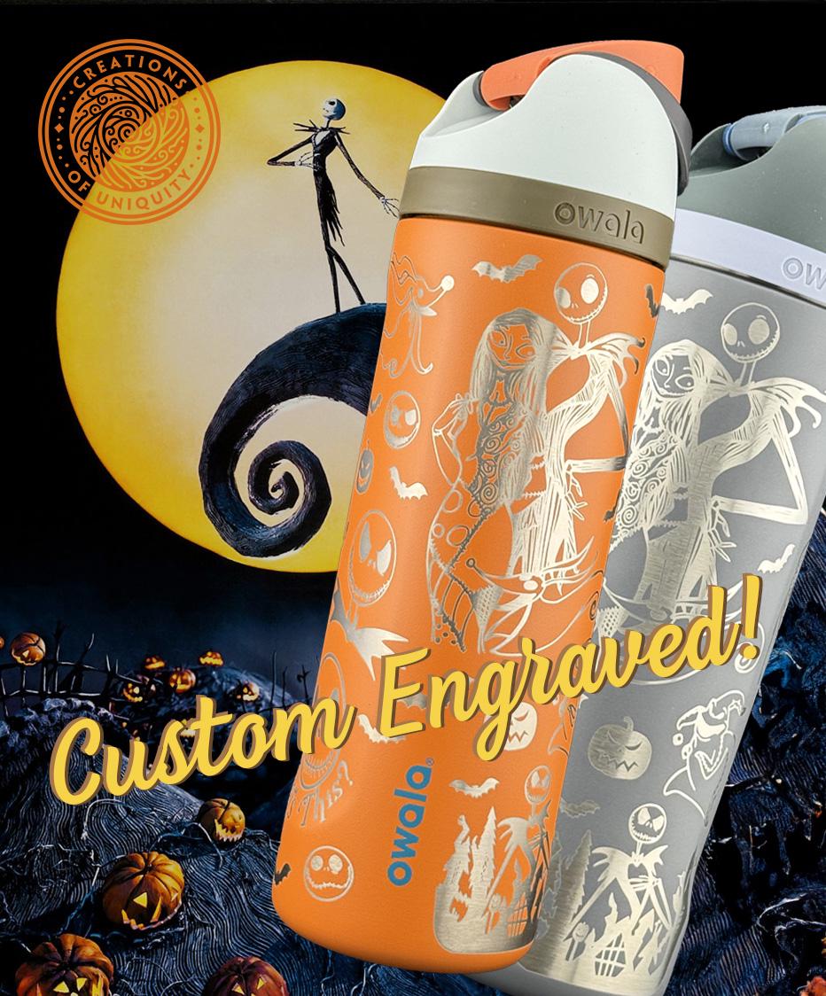 Nightmare Before Christmas Theme, Custom Owala Freesip, Authentic