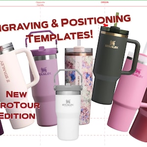 Stanley volledig omwikkelde lasersjabloonbundel - 14 sjablonen! - Quencher H2.0, ProTour-editie, Iceflow, pint, bierpul en blikje - ai svg pdf png lbrn2