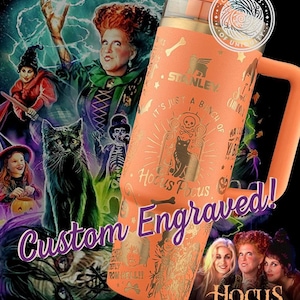 Hocus Pocus Stanley Tumbler, Halloween Engraved (30oz or 40oz) - Limited Edition -  Its Just A Bunch Of Hocus Pocus Time of the Year!