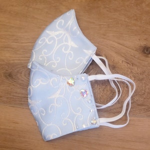 Cinderella Park Shoe Inspired Face Mask