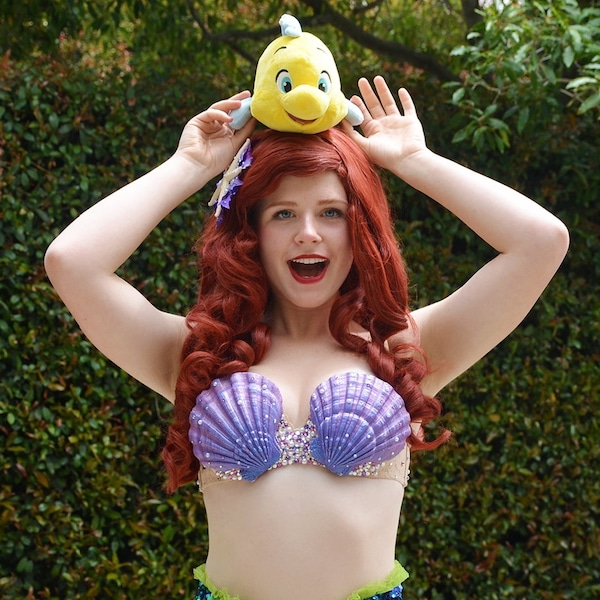 Little Mermaid Sea Shell Bra