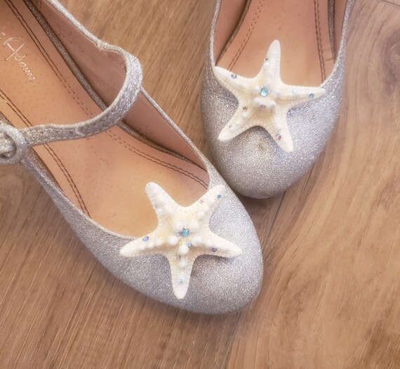 Ariel Inspired Mermaid Starfish Shoe Clips - Etsy display picture 2