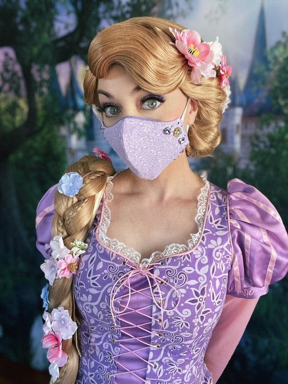 Máscara inspirada en Rapunzel enredada - Etsy España